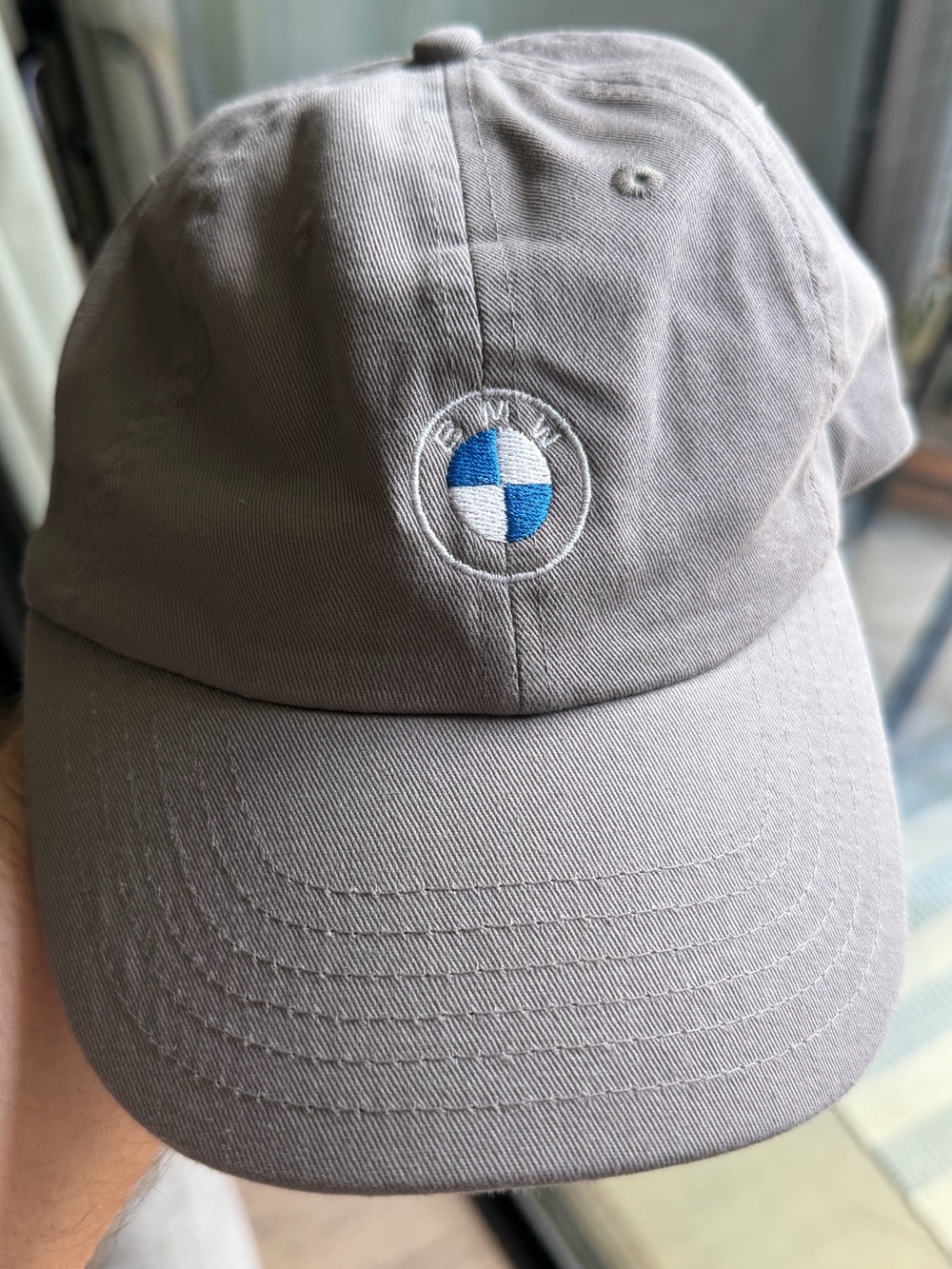 BMW dad hat baseball cap like new, worn once adjustable strap